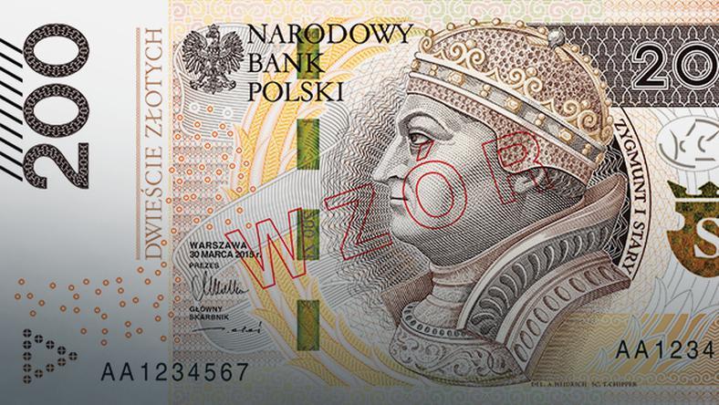 Zmodernizowany banknot o nominale 200 zł wszedł do obiegu