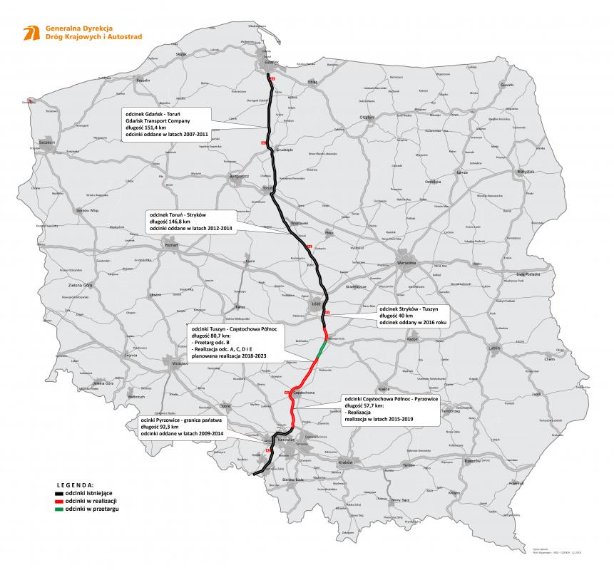 Łączą A1 w całość – w 6 godzin z Gdańska do Czech