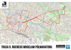 Znamy trasę 9. Nocnego Wrocław Półmaratonu 